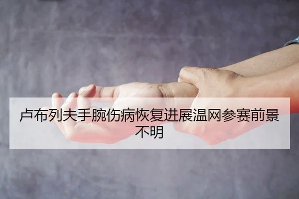 卢布列夫手腕伤病恢复进展温网参赛前景不明
